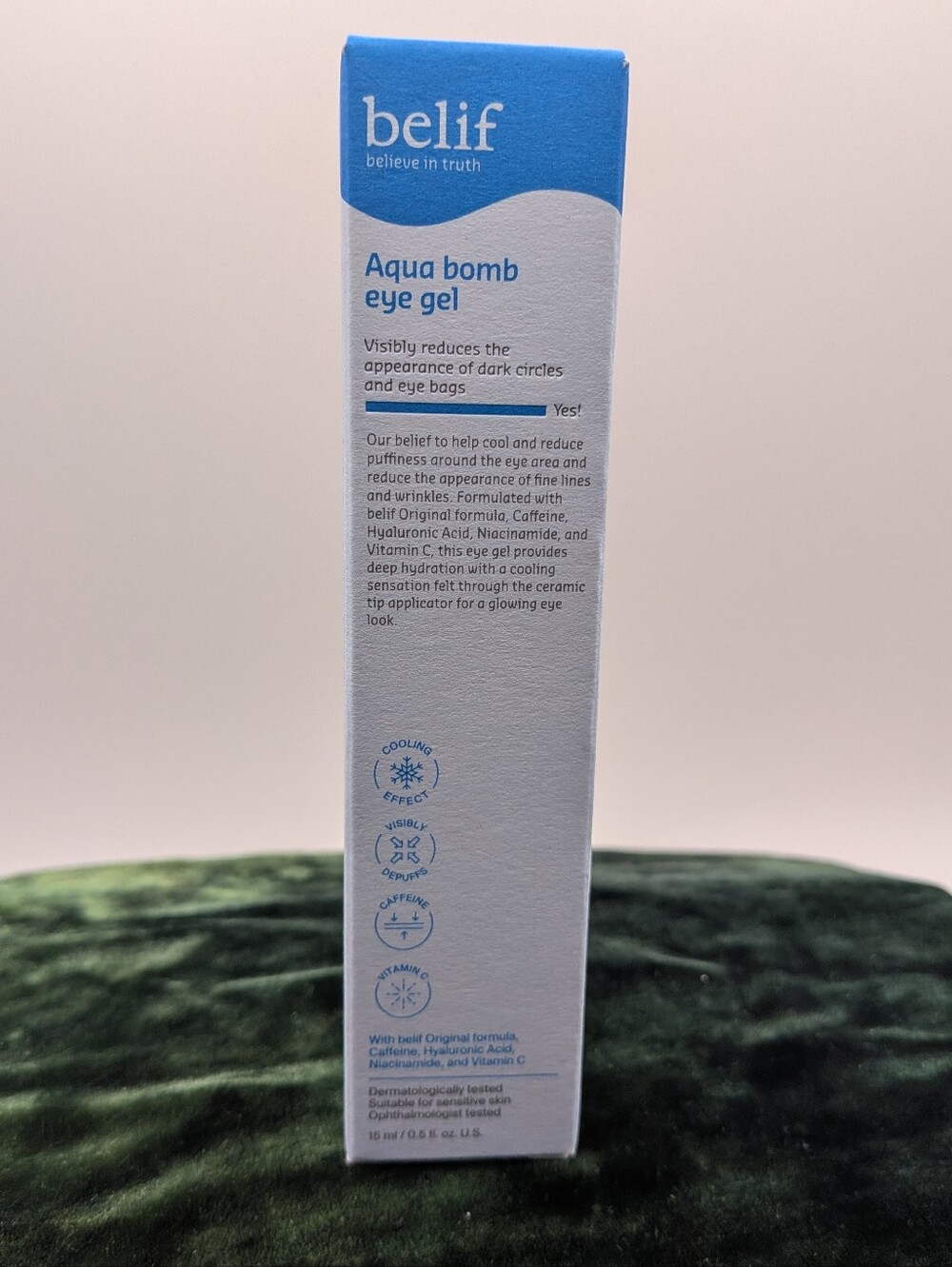NWT Belif Aqua Bomb Eye Gel 15ml